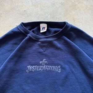 Vintage Russell Athletic Jester maxxing boxy Sweatshirt Crewneck - XXL